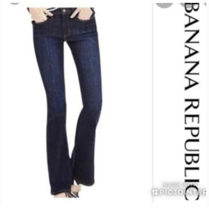 Banana Republic Dark Blue Boot Cut Jeans